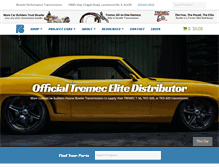 Tablet Screenshot of bowlertransmissions.com